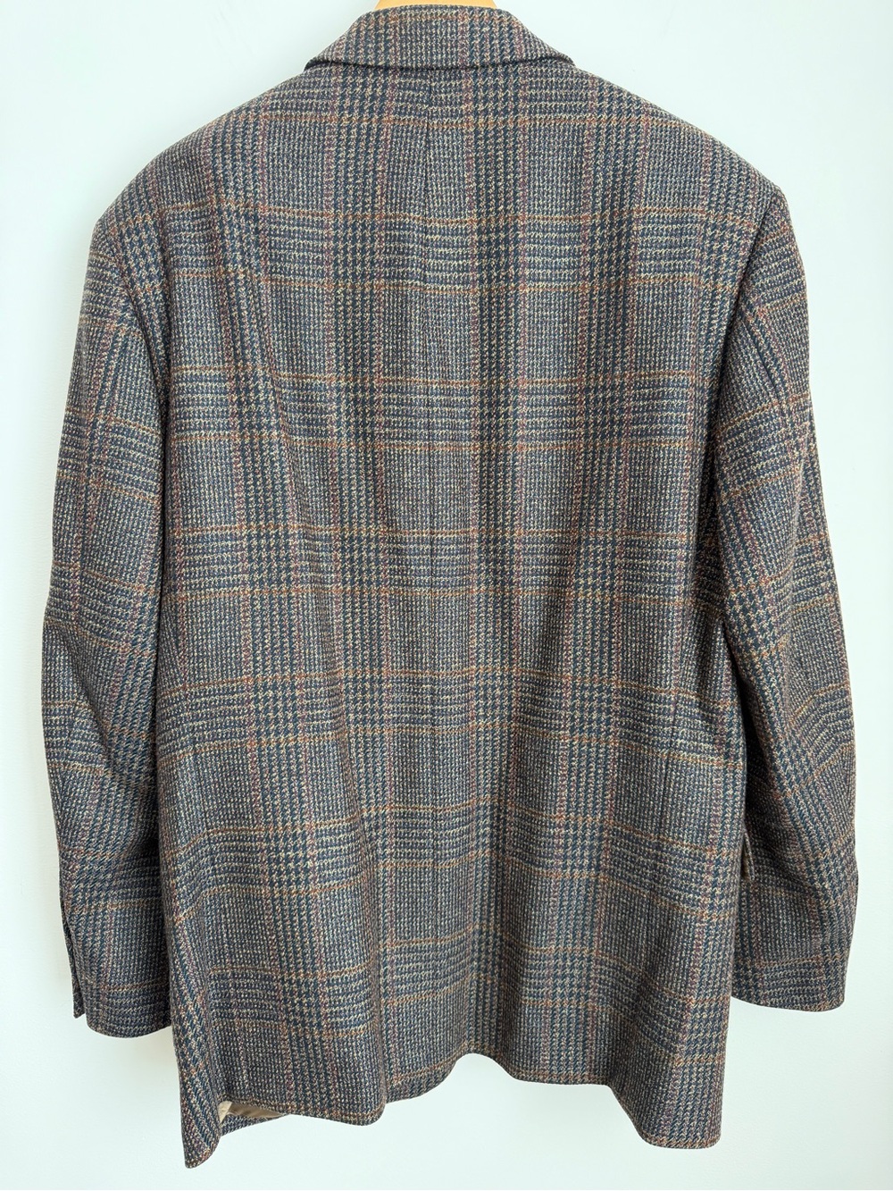 Vintage HUGO BOSS x Barneys Loro Piana Plaid Sport Coat Blazer 38R Wool Cashmere - Picture 2 of 12